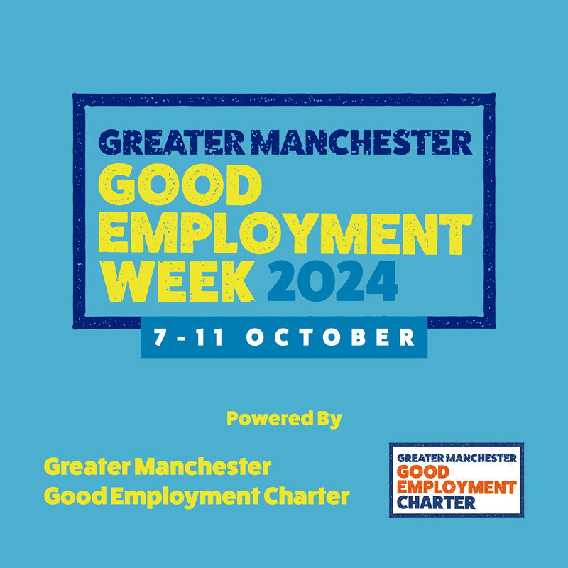 Good Employment Week 2024 blue logo