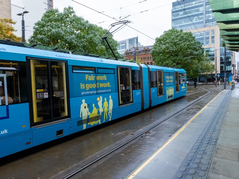 Good Employment Week 2024 tram